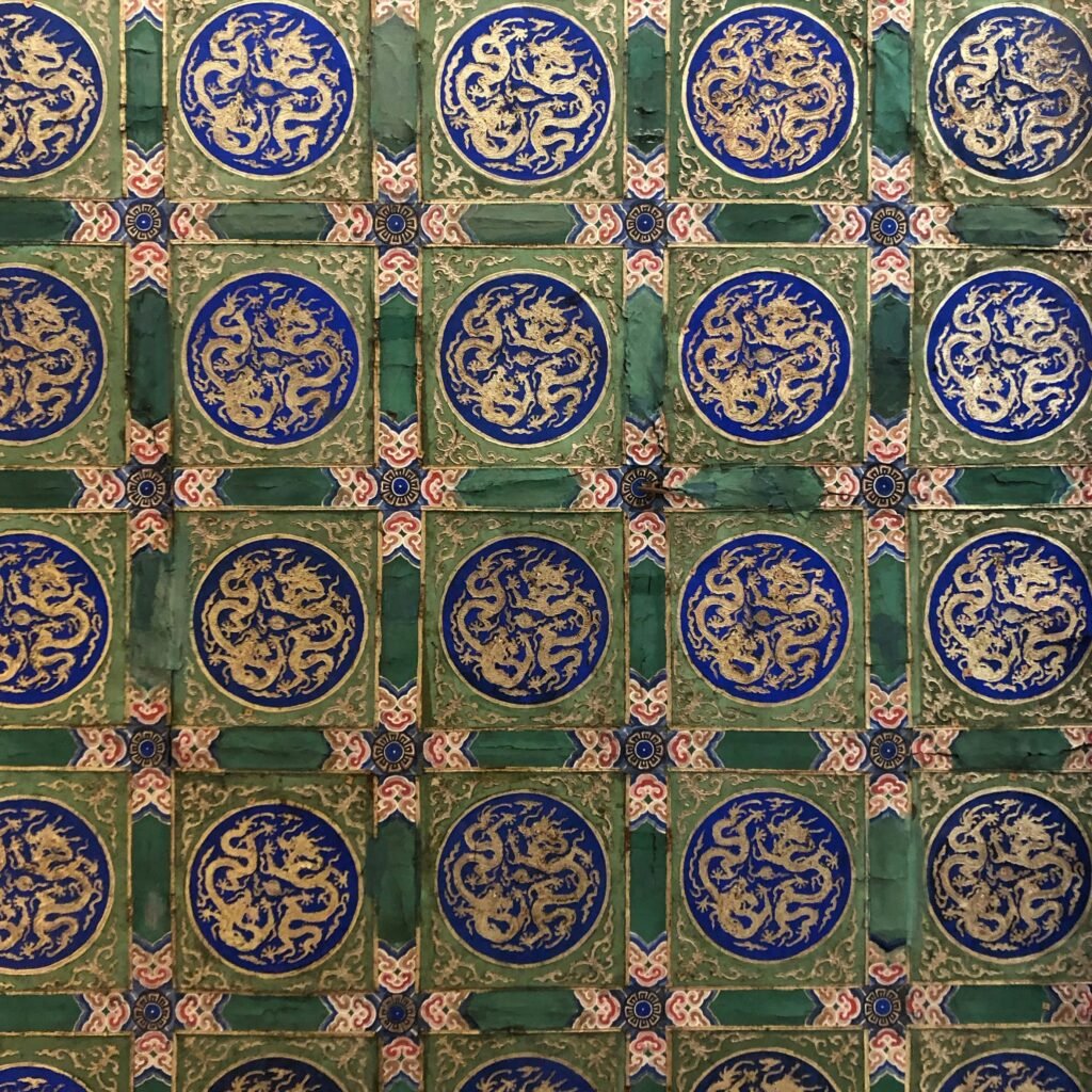 Real tile and architectural photography used as editorial inspiration. Not a photograph or approved color sample of Large Square in Cobalt Blue.