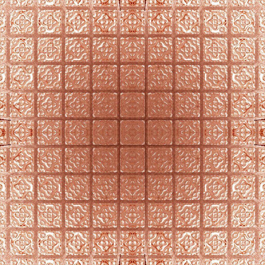 Real tile and architectural photography used as editorial inspiration. Not a photograph or approved color sample of Arabesque in Pearl Grey.