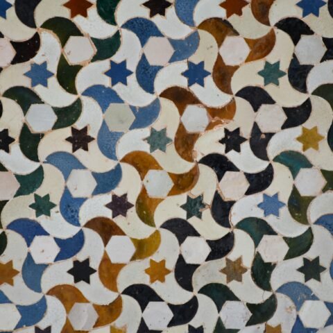 Architectural geometric tile pattern inspiration