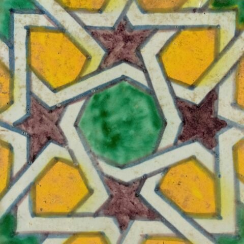 Real tile and architectural photography used as editorial inspiration. Not a photograph or approved color sample of Long Rectangle in Charcoal.