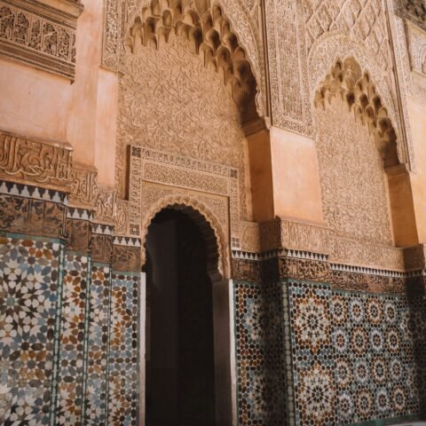 Moroccan architecture and tile details, editorial inspiration