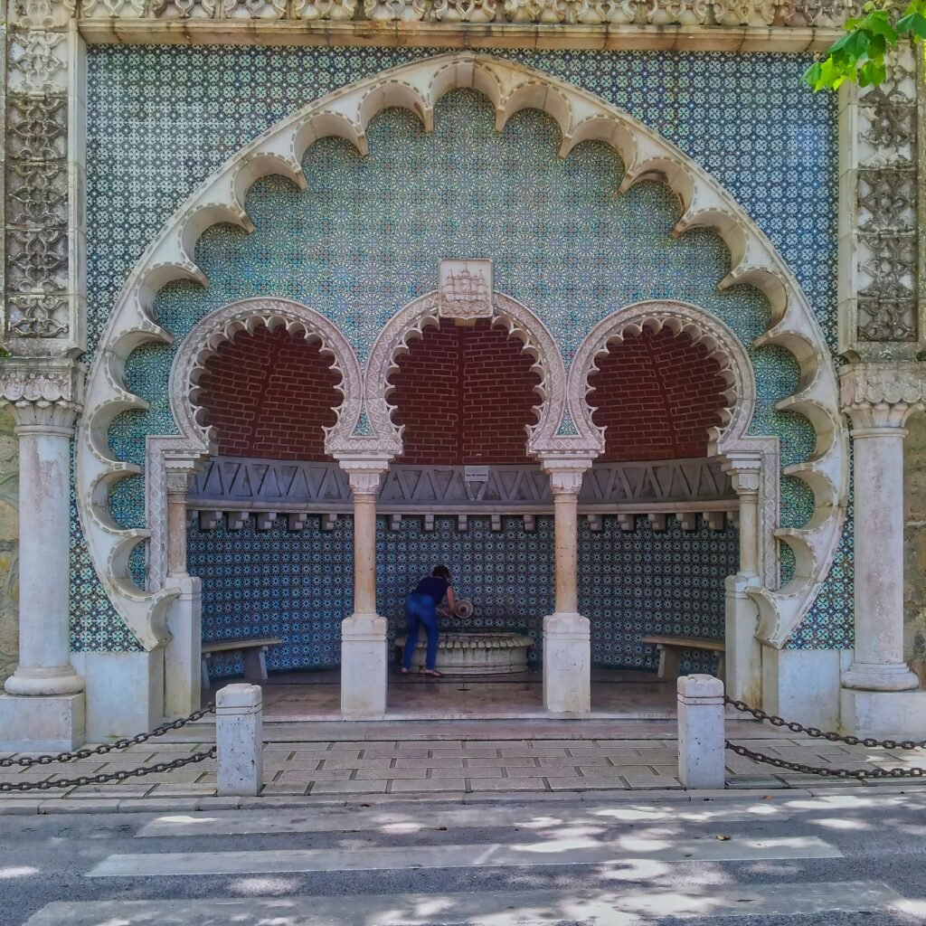 Real tile and architectural photography used as editorial inspiration. Not a photograph or approved color sample of Triangle in Pistachio Green.